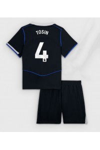 Fotbalové Dres Chelsea Tosin Adarabioyo #4 Dětské Třetí Oblečení 2025-26 Krátký Rukáv (+ trenýrky)